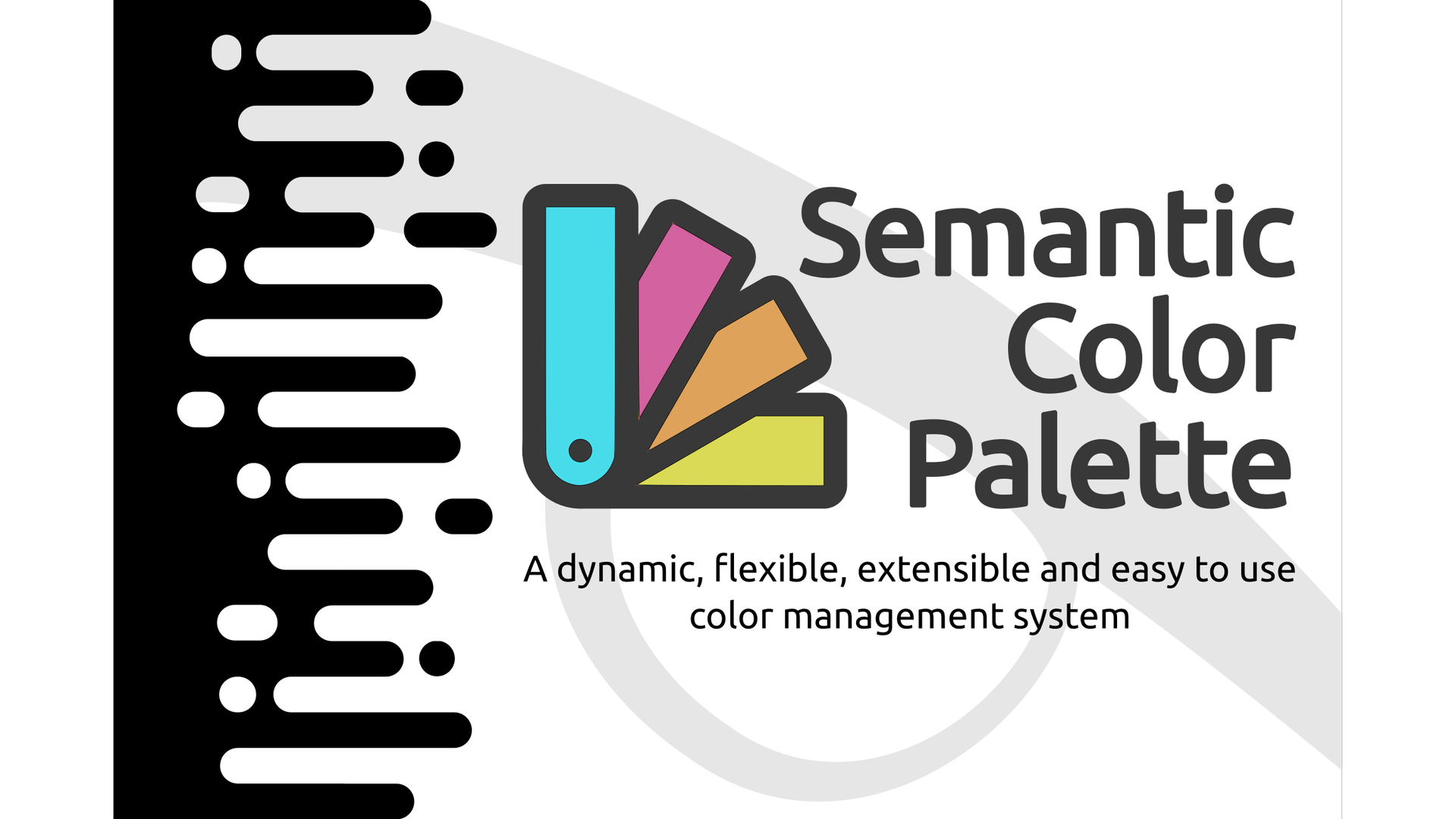 Promotional card for the "Semantic Color Palette" Unity asset