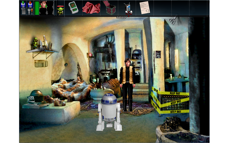 Screenshot from "Star Wars: Shadows of the Empire - Graphic Adventure"